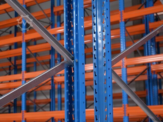 21.6 m pallet rack, 6 m high, 6 levels Stow Pal Rack