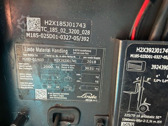 Dieselstapler Linde H20D-02/600 EVO