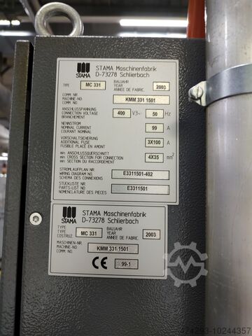 5 - Achs Vertikal-Bearbeitungszentrum Stama MC 331/S