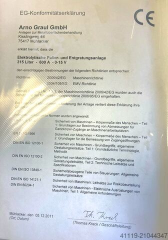 Polier- und Entgratanlage GRAUL  