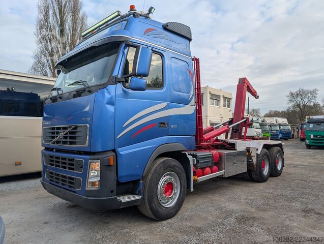 Roll-off tipper truck Volvo FH16 6X4 610HP HYVA Blatt/Luft Manuell