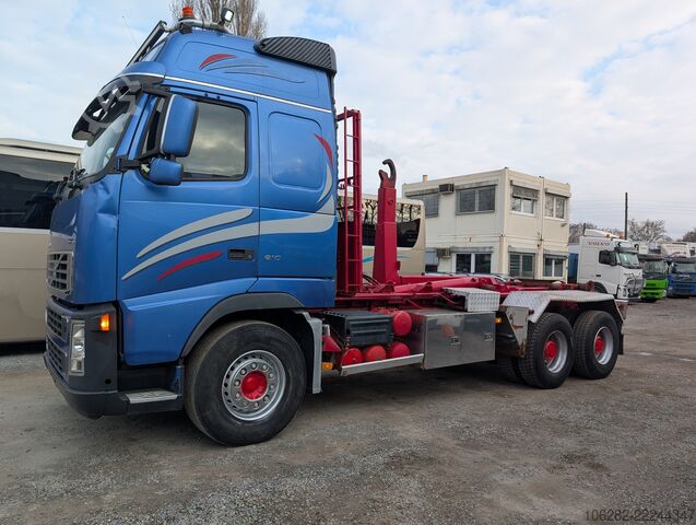 Roll-off tipper truck Volvo FH16 6X4 610HP HYVA Blatt/Luft Manuell