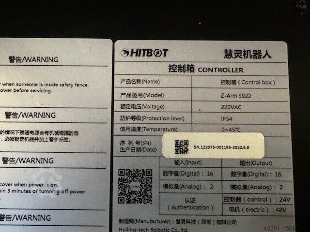 Cobot kollaborativ Roboter Cobot S922