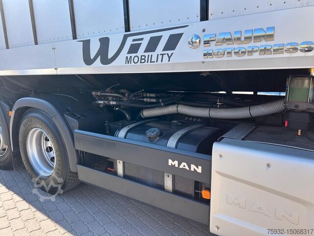 Müllwagen MAN TGS 28.320  FAUN Rotopress  Zöller Lift EURO 6