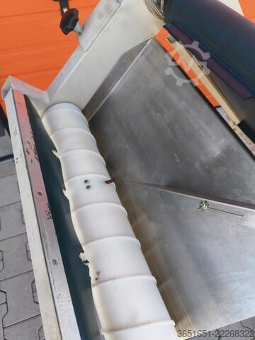 Conveyor belt with separating screw Frasch Förderband