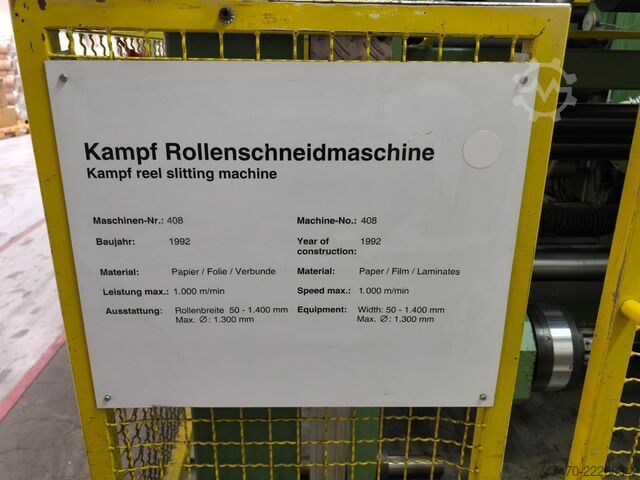 Rollenschneider Kampf Rasanta 1300