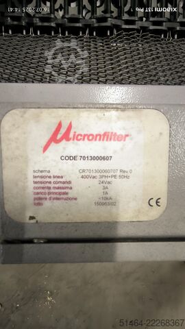 Filteranlage Micron Comessa 01296