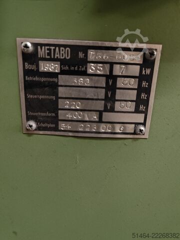 Schleif- und Poliermaschine METABO polierautomat