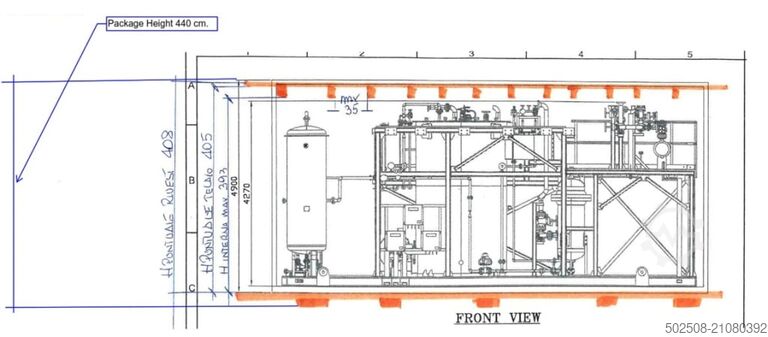 Erdgasbefeuerter Hilfskessel Natural Gas Fired Auxiliary Boiler 
