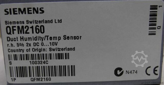 Air duct sensor humidity/temperature Siemens QFM2160