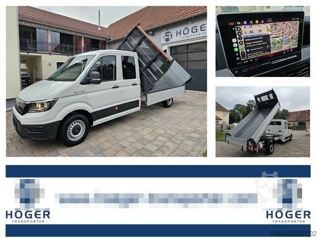 Van MAN TGE 3.180 Doka L4 Dreiseitenkipper Kamera AHK