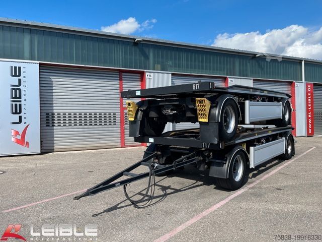 Roll off trailer HÜFFERMANN HAR18.63*Abrollanhänger*2xContainersicherung*3x*