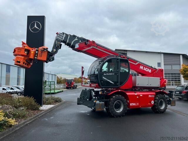 Teleskoplader Magni RTH 6.31 SH / Fällkran 2 / Westtech CS750