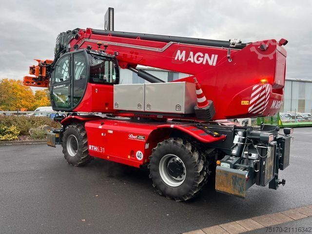 Teleskoplader Magni RTH 6.31 SH / Fällkran 2 / Westtech CS750