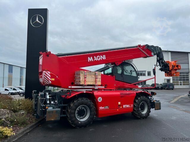 Teleskoplader Magni RTH 6.31 SH / Fällkran 2 / Westtech CS750