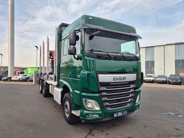 Holztransporter DAF XF 460 6x4 Epsilon M12Z91