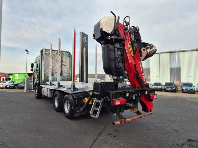 Holztransporter DAF XF 460 6x4 Epsilon M12Z91