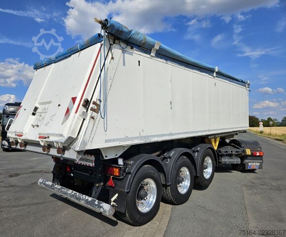 Tipper semitrailer LANGENDORF SKA 24/30 Alukastenmulde Thermo
