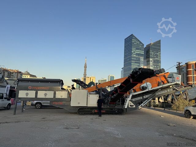 Brechanlage Polygonmach PTV800  track mounted vertical shaft impactor