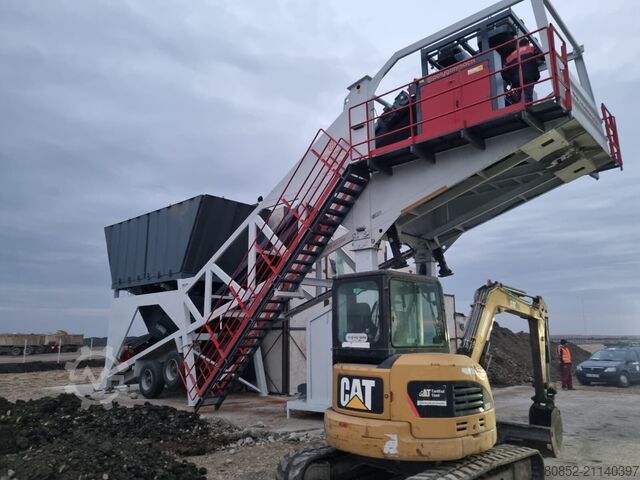 Betonmischanlage Polygonmach mobile 60m3/hour concrete batching plant