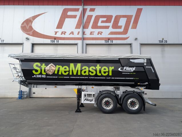 Kipper Auflieger FLIEGL 2-Achs Stone Master 27m³ Stahlkipper