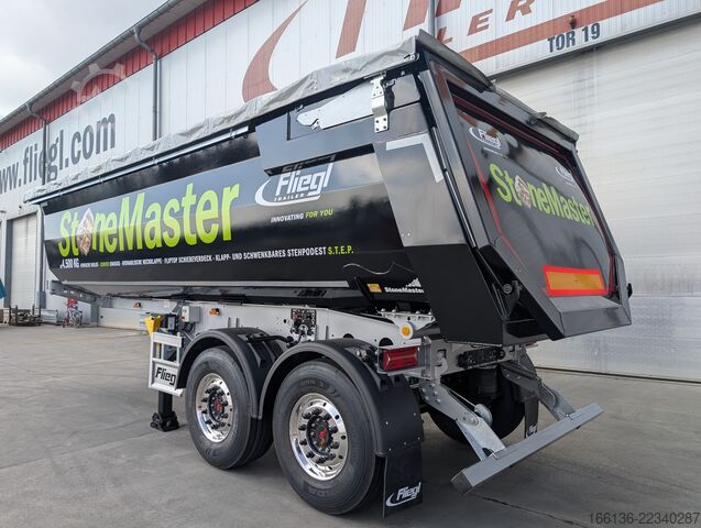 Kipper Auflieger FLIEGL 2-Achs Stone Master 27m³ Stahlkipper