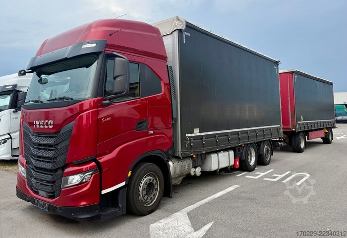 LKW mit Pritsche & Plane Iveco s-way 480