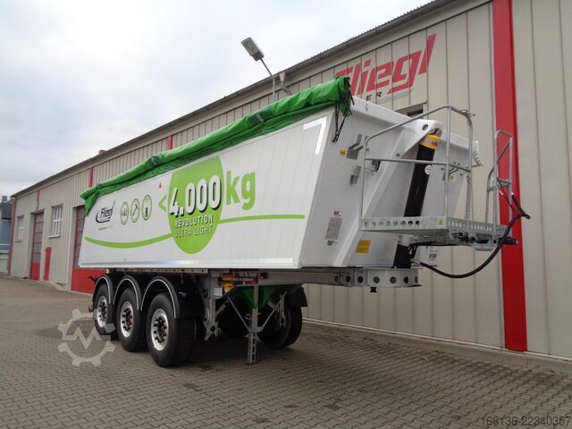 Kipper Auflieger FLIEGL 3-Achs Sattelkipper Alu 25m³ Revolution