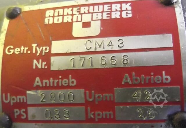 Gear motor 0.25 kW 42 rpm Kobold KOD425maS51