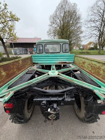 Tipper Mercedes-Benz Unimog 403, Pritsche, Kipper, 72 PS, voll funkt...