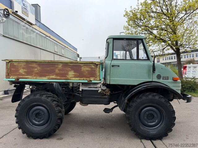 Tipper Mercedes-Benz Unimog 403, Pritsche, Kipper, 72 PS, voll funkt...