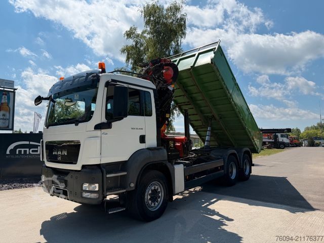 Truck mounted crane MAN TGS 33.440 6x4 KRAN 28m FUNK+Jib+Seilwinde 5./6.