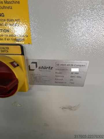 Komplette Produktionlinie Stürtz SE-HSM-40/26 Compact