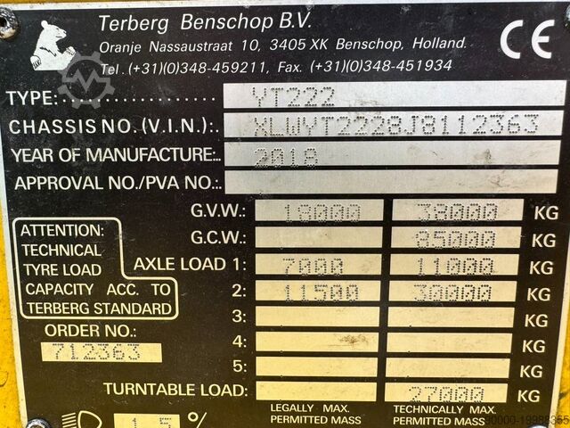 Terminal tractor Terberg YT222