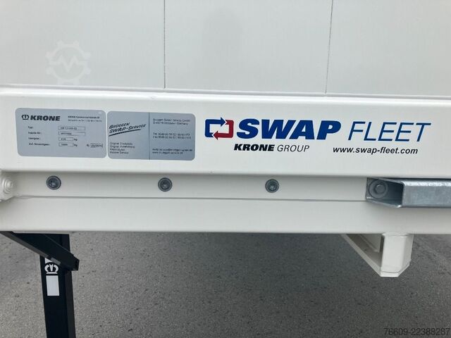Swap body trailer KRONE Wechselbrücke Plane