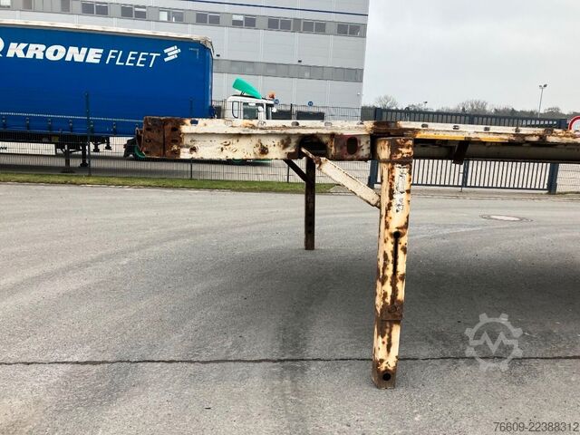 Swap body trailer KRONE Wechselbrücke Pritsche