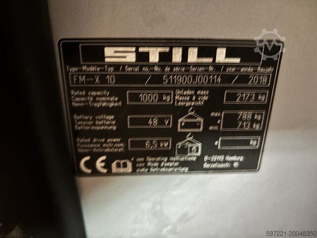 Schubmaststapler Still FM-X 10