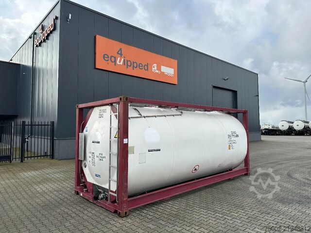 Tankcontainer CIMC tankcontainers 20FT ISO /  25.010L / 22K2 / L4BH / T12 / steam...