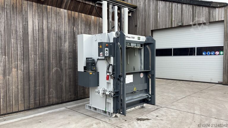 Papier-Ballenpresse, Abfallpresse HSM V-Press 1160 Plus 2014