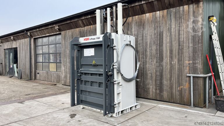 Papier-Ballenpresse, Abfallpresse HSM V-Press 1160 Plus 2014