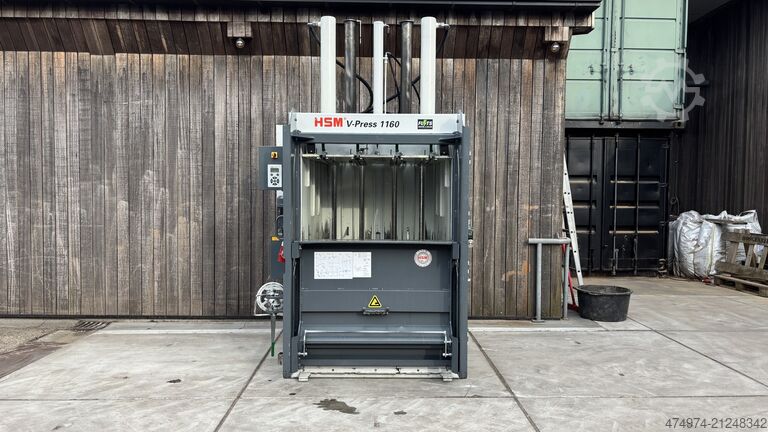 Papier-Ballenpresse, Abfallpresse HSM V-Press 1160 Plus 2014