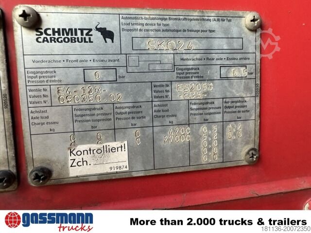 Kühlauflieger Schmitz SKO 24/L-13.62 FP 25, Mega