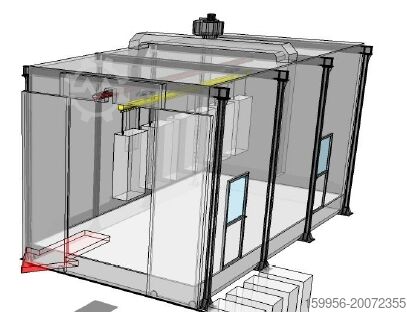 Wash cabin, without accessories Euroimpianti 