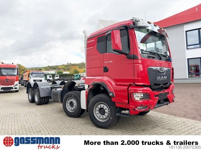 LKW-Fahrgestell MAN TGS 41.480 8x4 BB CH, MEHRFACH VORHANDEN!