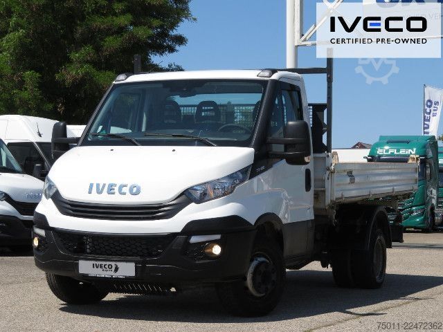 Three-way tipper van IVECO Daily 70C18K Meiller-Dreiseitenkipper, Klima