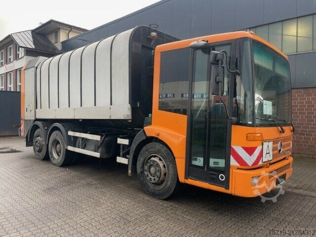 Garbage truck Mercedes-Benz 2633 6x2 Econic Faun RotoPress/Kombischüttung