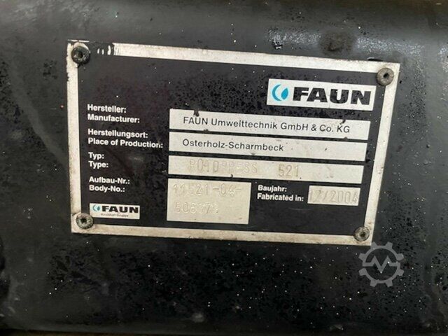 Garbage truck Mercedes-Benz 2633 6x2 Econic Faun RotoPress/Kombischüttung