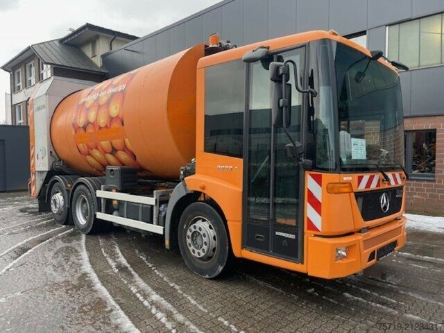 Garbage truck Mercedes-Benz 2633 6x2 Econic Faun RotoPress/EEV