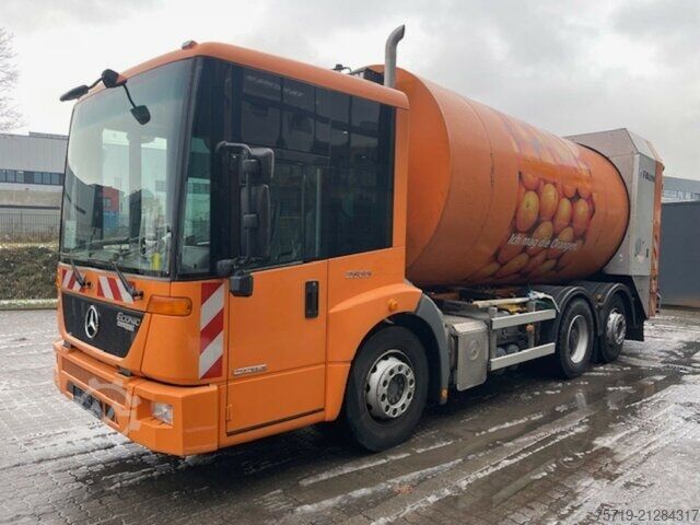 Garbage truck Mercedes-Benz 2633 6x2 Econic Faun RotoPress/EEV