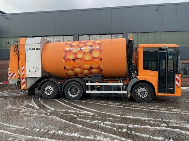 Garbage truck Mercedes-Benz 2633 6x2 Econic Faun RotoPress/EEV